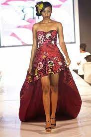 High Low Floral African Print Dress African Print Fashion African Dresses For Women African Clothing
