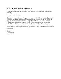Letter carriers, clerk craft, mail handlers, rural carriers, postal managers, postal supervisors, postmasters and all other postal employees are welcome. 49 Professional Sick Leave Email Templates á… Templatelab