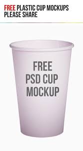 Free Plastic Cup Mockup Psd Free Pik Psd