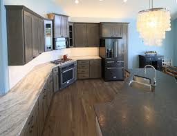 I liked that it added a gray finish to the wood in a more subtle way and still allowed the wood grain to show through and look natural. Pioneer Woodworking Custom Cabinets Gallery