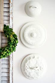 'once the plates are arranged, measure the distance to the top of each plate starting from the highest point down, with the topmost plate being '0'. The Best Way To Hang Plates On A Wall Without Wires Stonegable