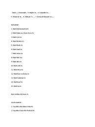 1 kalimat ila hadroti di sini diartikan hakekat keagungan. Taudz 2 Basma Java Abrahamic Religions
