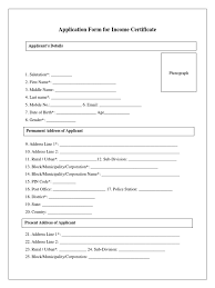 Download income certificate format for ebc. Application Form For Income Certificate Pdf Business