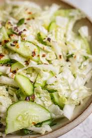 Healthy Napa Cabbage Salad In 2020 Side Dishes Easy Easy Salad Recipes Napa Cabbage Salad