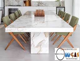 Jual Meja Makan Marmer Putih Desain Terbaru Murah