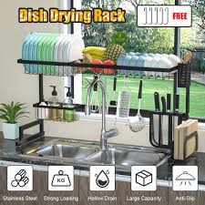 This is just like our standard drainboard except the back edge is left open. Teraves Over The Sink Dish Rack Stainless Steel Dish Drying Rack Sink Rack Plate Bowl Dish Drainer Kitchen Organizer Shelf Cut