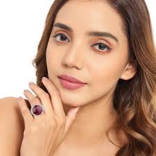 Ruby Ring, Natural Ruby Sterling Silver Bold Ring for Women, July  Birthstone Ring, Two Tone Plated Ruby Ring, Bridesmaid Gift for Her