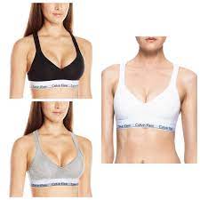 ของแท้ 100%] สปอร์ตบรา Calvin Klein Modern Cotton Lightly Lined Bralette |  Shopee Thailand