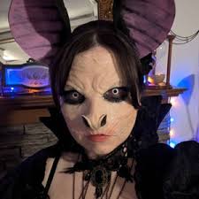 Prothétique de visage de vampire/de chauve-souris, prothèse en silicone  encapsulée