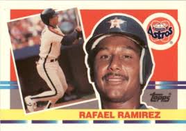 1990 Topps Big Rafael Ramirez Houston Astros #183