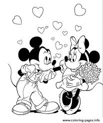 Minnie mouse coloring pages for kids pintar pinterest. Mickey Kissing Minnies Hand Disney 42bd Coloring Pages Printable