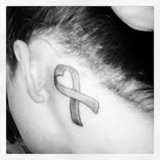 Not less popular image of. Brain Cancer Tattoos