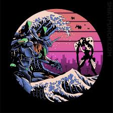 Retro Wave Eva T Shirt Neon Evangelion Evangelion Art Neon Genesis Evangelion