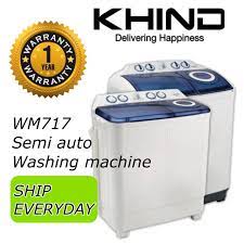 0 ratings0% found this document useful (0 votes). 1 Year Warranty Ready Stock Khind Wm717 Semi Auto Washing Machine Mesin Basuh Baju Manual Shopee Malaysia