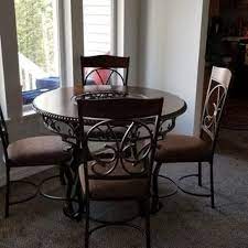 glambrey dining table and 4 chairs ashley furniture homestore artes em ferro moveis