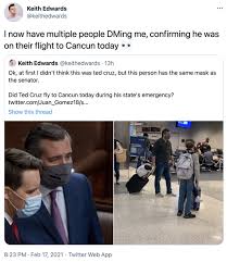 Meme makers online cut cruz out of the image and are placing him in a variety of. Ted Cruz S 2021 Cancun Vacation Know Your Meme