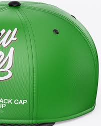 Download Snapback Cap Mockup In Apparel Mockups On Yellow Images Object Mockups