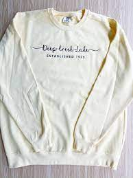 The ease of ordering custom sweatshirts. Personalised Embroidered Sweatshirts