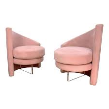 Last Markdown 1970s Vintage Vladimir Kagan Style Chairs A Pair Unique Chair Unique Chairs Design Comfy Chairs