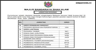 Mbsa is responsible for public health, sanitation, waste removal and. Jawatan Kosong Majlis Bandaraya Shah Alam Mbsa