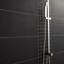 Carrelage Sol Et Mur Noir Vesuvio L 30 X L 60 Cm Carrelage Sol Carrelage Carrelage Mural