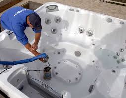 Drop one end of a long vacuum hose into the spa, and connect the other end to the wet/dry vacuum. How To Drain A Hot Tub The Housing Forum