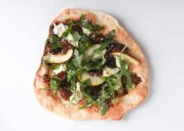 Fig And Goat Cheese Pizza With Arugula Bon Appetit Arugula Recipes Goat Cheese Pizza Arugula Pizza
