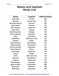 49 Complete 50 States And Capitals Test