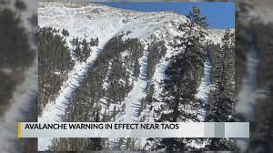 A scene from st moritz, one of many swiss towns blanketed in snow over the weekend heavy snowfall throughout the weekend has crippled road and rail traffic and resulted in avalanche warnings in switzerland. Avalanche Warning Issued For Wheeler Peak Area In Northern New Mexico Krqe News 13