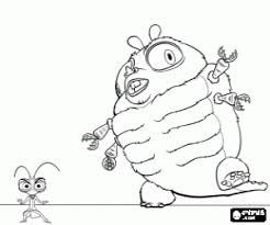 Monster vs aliens maze coloring page. Monsters Vs Aliens Coloring Pages Printable Games