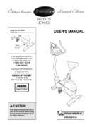 Here is the link to the pdf of the manual. Proform 920s Ekg Bike Manual Downloads