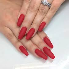 #diy whether long or short, red nails are fabulous, bright and classic at the same time. Acrylic Red Nail Designs Lewisburg District Umc
