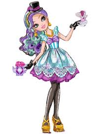 Click here to print getting fairest ever after high coloring page, briar beauty, apple white, raven queen and madeline hatter. Madeline Hatter Royal Rebel Pedia Wiki Fandom