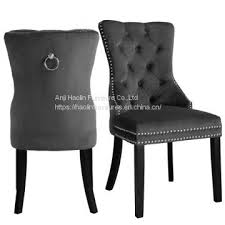 Whether you're after comfort, functionality or fashion, we've got it covered. Dining Chair Buy Dark Grey Velvet Dining Chair In Solid Wood With Buttons Nailhead Knocker And Tufted Designs On China Suppliers Mobile 161144339