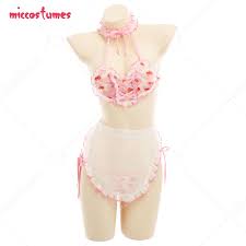Cow Lovers|cow Print Maid Outfit With Thong - Chiffon Transparent Cosplay  Costume