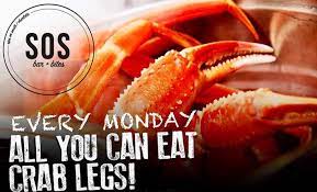 Sos Bar Bites On Instagram Got A Craving For Crab Legs Join Us Every Monday At Sos In Southend For All You Can Eat Crab Legs Foo Crab Legs Crab