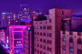 Perxenic Photo Neon Noir Purple Aesthetic Neon Aesthetic