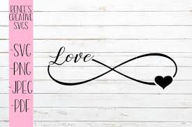 Infinity Love Graphic By Reneescreativesvgs Creative Fabrica
