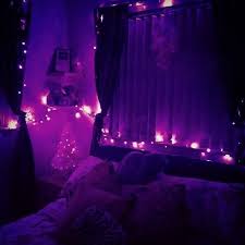 Pin By Ahsiek Semloh On Lighting Ideas Purple Rooms Aesthetic Bedroom Aesthetic Rooms