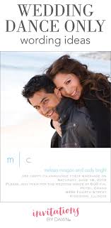 Dance Only Invitation Wording Reception Only Invitations Diy Wedding Reception Reception Invitations