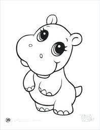 How To Draw Easy Cute Animals Cute Coloring Pages How To Draw A Cute Cute Coloring Pages Baby Animal Drawings Animal Coloring Books