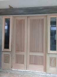 Tak hanya monoton serba kayu, dengan desain frame, pintu. Pintu Kayu Solid Kusen Pintu Kayu