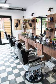 Realisaties D Designinterieur Barbershop Headz Barber Salon Barber Shop Decor Salon Interior Design Barber Shop Interior