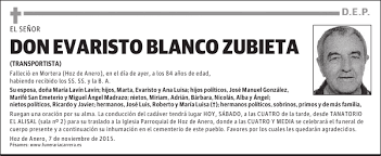 DON EVARISTO BLANCO ZUBIETA