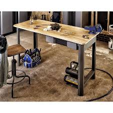 Shop Kobalt 72 In W X 39 In H Wood Work Bench At Lowes Com