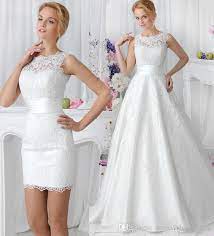 Pakistani Wedding Dresses 2015 Elegant Lace Wedding Dresses With Detachable Skirt H Pakistani Wedding Dresses Wedding Dresses Strapless Trendy Wedding Dresses