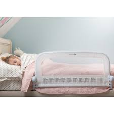There are two rails in each package, and one rail has a swing down function for complete ease when getting out of bed. Grow With Me Single Bedrail White Summer Infant Baby Products