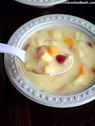 Fruit Custard Recipe Custard Powder Recipes Recipe Easy Indian Dessert Easy Indian Dessert Recipes Custard Recipes