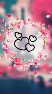 To make this memorial for kristen stowie i took a picture of hearts and flowers and pasted them on a black background. Flowers And Hearts Wallpaper By Lovely Nature 27 04 Free On Zedge