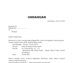 Maybe you would like to learn more about one of these? Cara Menulis Surat Yb Ke Jamuan0 Makan